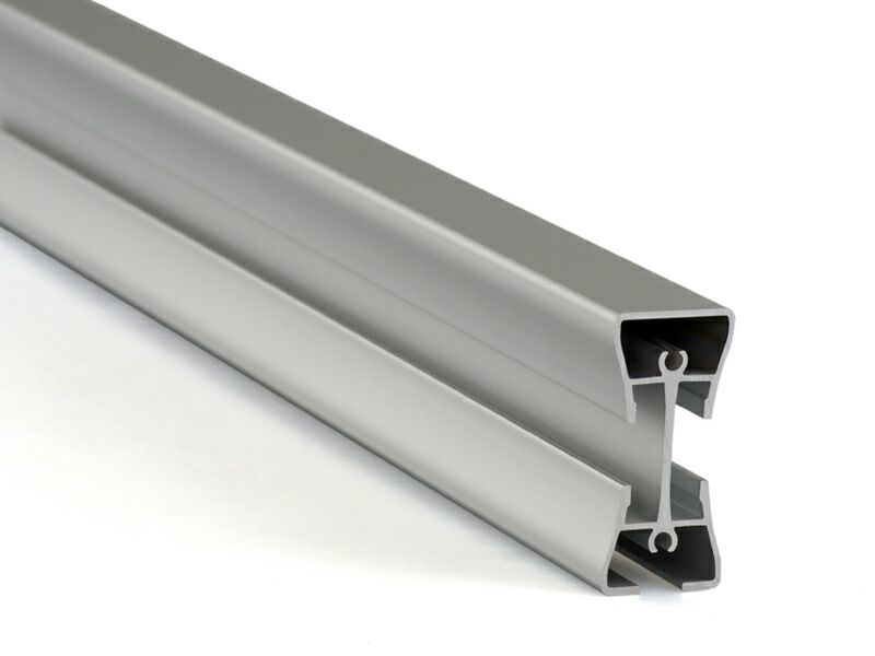 Фото Несущий алюминиевый анодированный профиль 3000 мм серебро Гардеробные системы 
