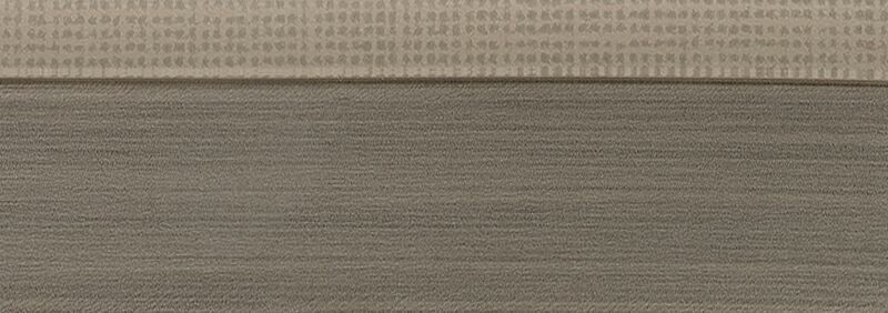 Кромка 3D текстиль серебро глянец 23х1 мм, PMMA, двухцветная ALVIC